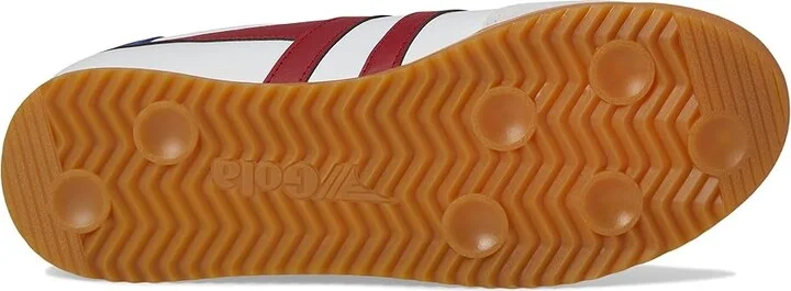 Gola Torpedo Leather Men's Shoes White/Black/Moody Orange : 9 D - Medium - Image 8