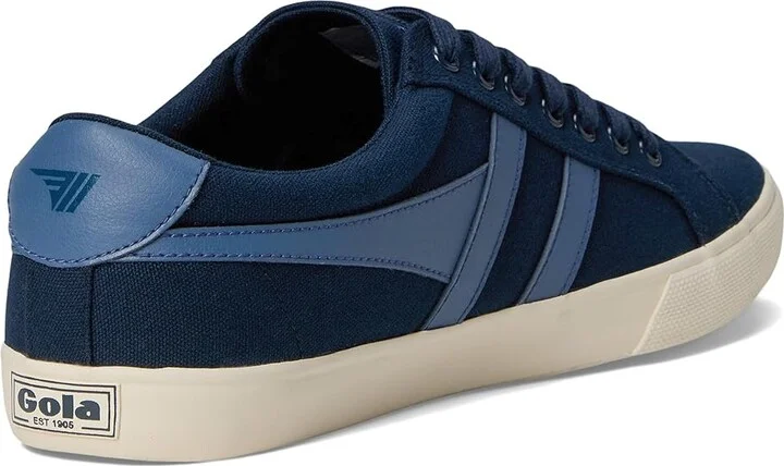 Gola Varsity Men's Classic Shoes Navy/Moonlight : 9.5 D - Medium, Leather/Textile - Image 4