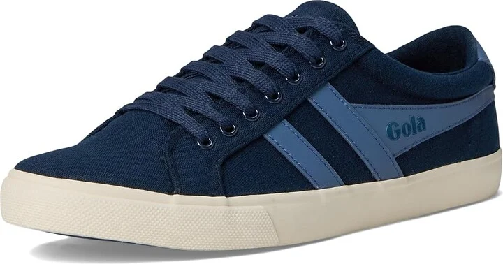 Gola Varsity Men's Classic Shoes Navy/Moonlight : 9.5 D - Medium, Leather/Textile - Image 5