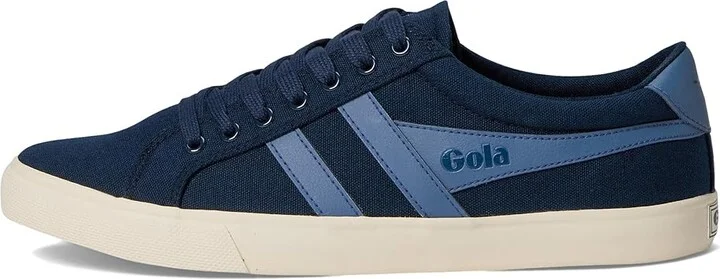 Gola Varsity Men's Classic Shoes Navy/Moonlight : 9.5 D - Medium, Leather/Textile - Image 6