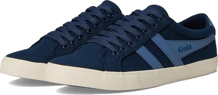 Gola Varsity Men's Classic Shoes Navy/Moonlight : 9.5 D - Medium, Leather/Textile