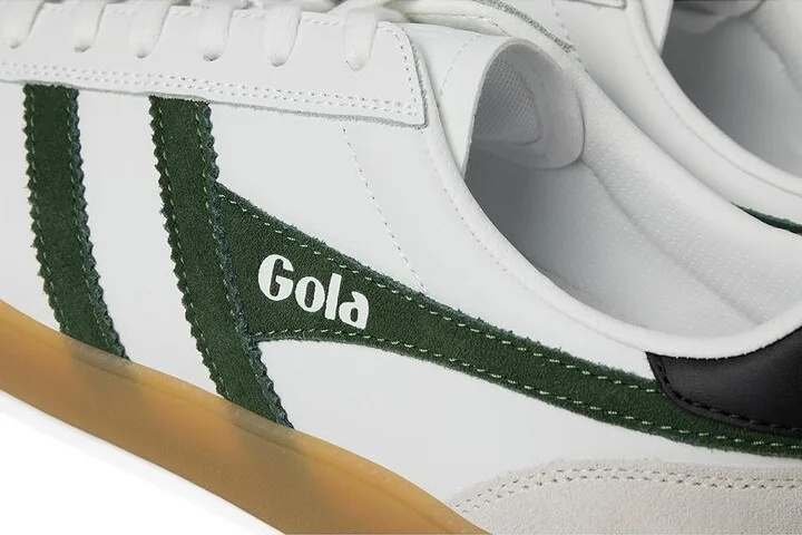 Gola Viper Leather Men's Snow Shoes White/Evergreen/Black/Gum : 8.5 D - Medium - Image 7
