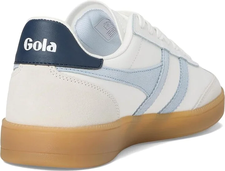 Gola Viper Leather Women's Shoes White/Air/Navy/Gum : 7 B - Medium - Image 4