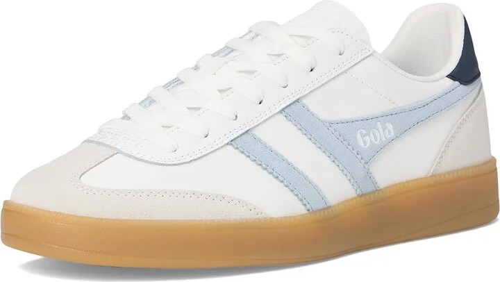 Gola Viper Leather Women's Shoes White/Air/Navy/Gum : 7 B - Medium - Image 5