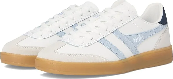Gola Viper Leather Women's Shoes White/Air/Navy/Gum : 7 B - Medium