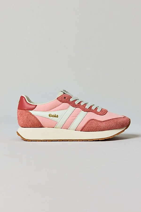 Gola Women's Arizona Sneaker in Pale Pink/Clay/Off - Image 2