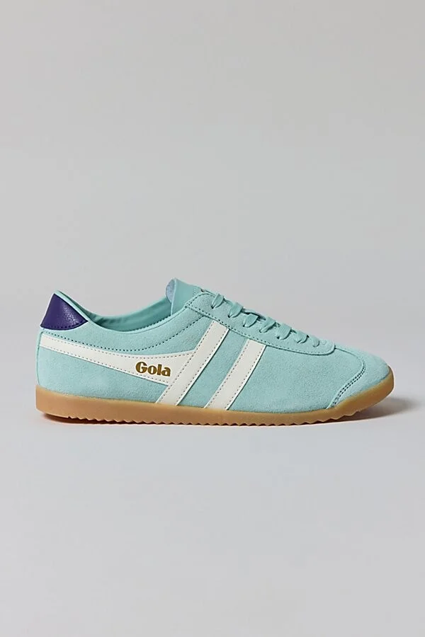 Gola Women's Bullet Suede Sneaker in Surf/Off White/Pale Gum - Image 2