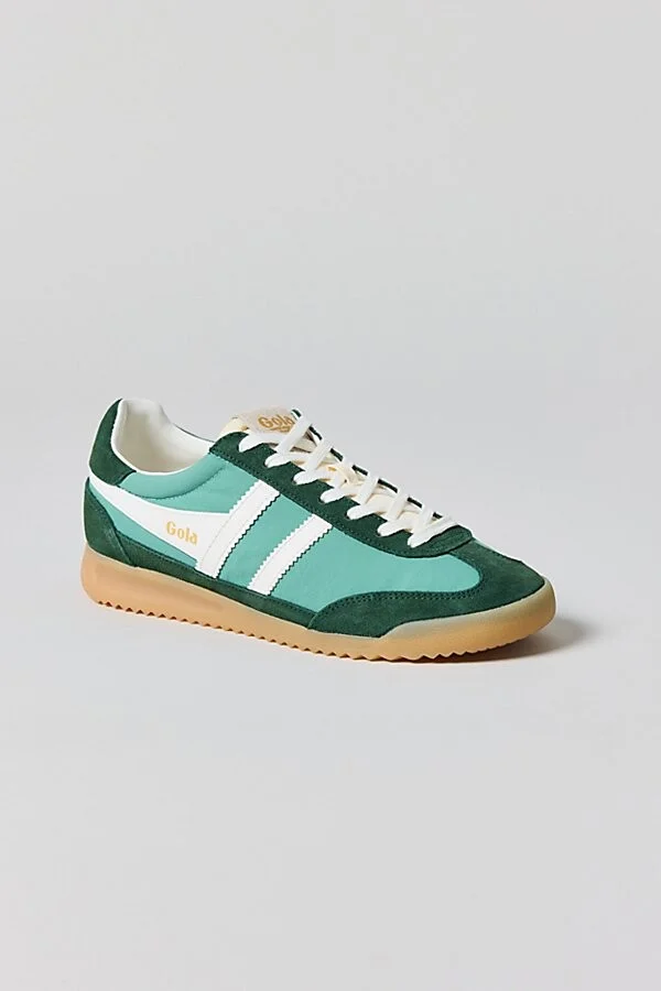 Gola Women's Firefly Sneaker in Green Mist/Evergreen/Off White - Image 3