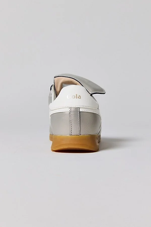 Gola Women's Stadium '86 Metallic Sneaker in Gold/Off White - Image 7
