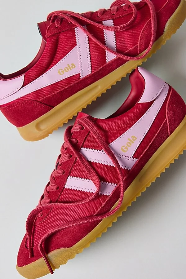 Gola Women's Tornado Sneaker in Deep Red/Candy - Image 2
