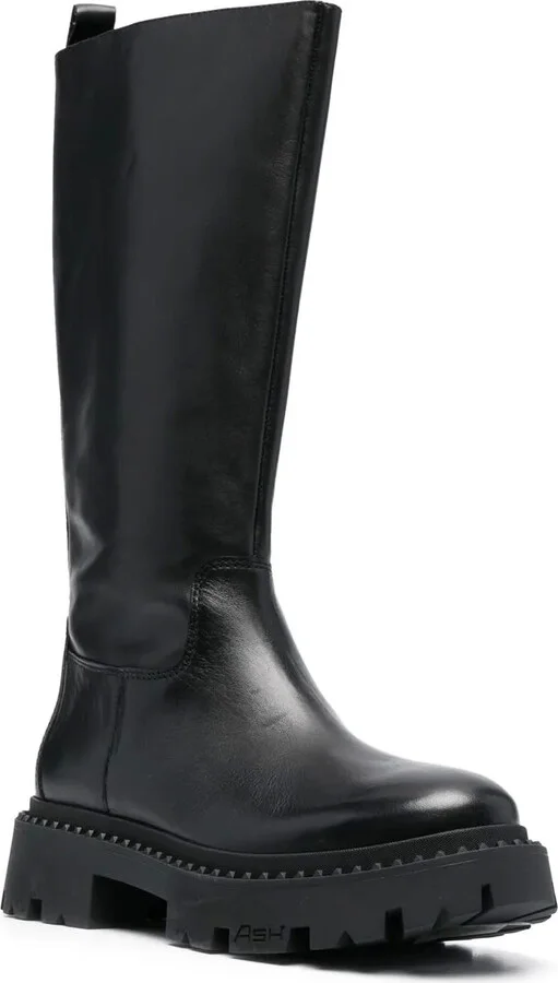 Gold 50mm knee-length boots - Image 2