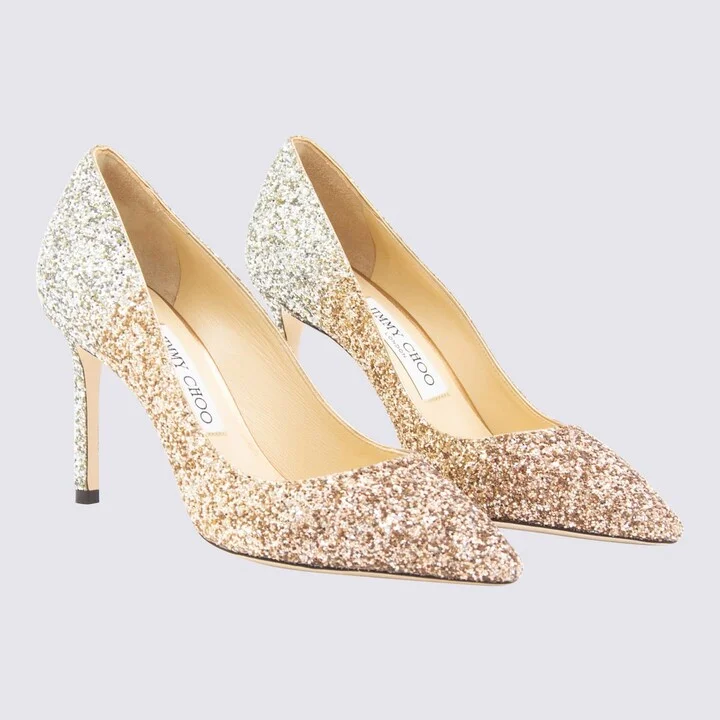 Gold And Silver Pumps - Image 2