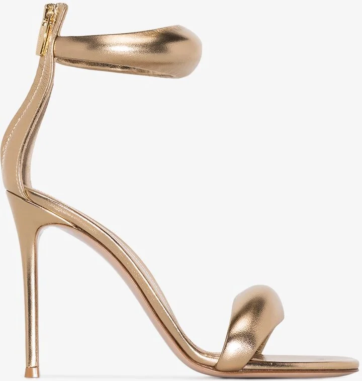Gold Bijoux 105 Leather Sandals