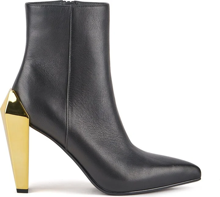 Gold / Black Gem Bootie Hi - Black + Gold