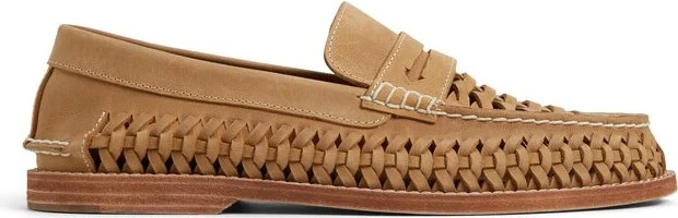 Gold Cup Woven Penny Loafer