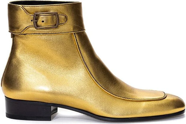 Gold Leather Women's Boot