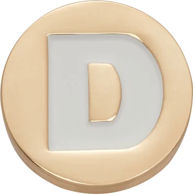 Gold Letter D