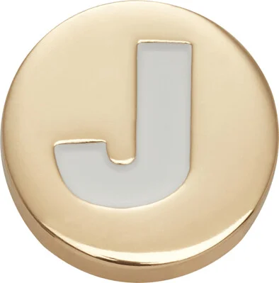 Gold Letter J