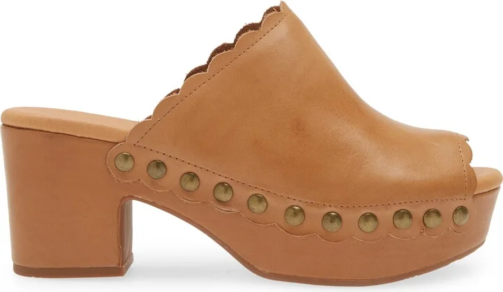 Gold Platform Slide Sandal - Image 3