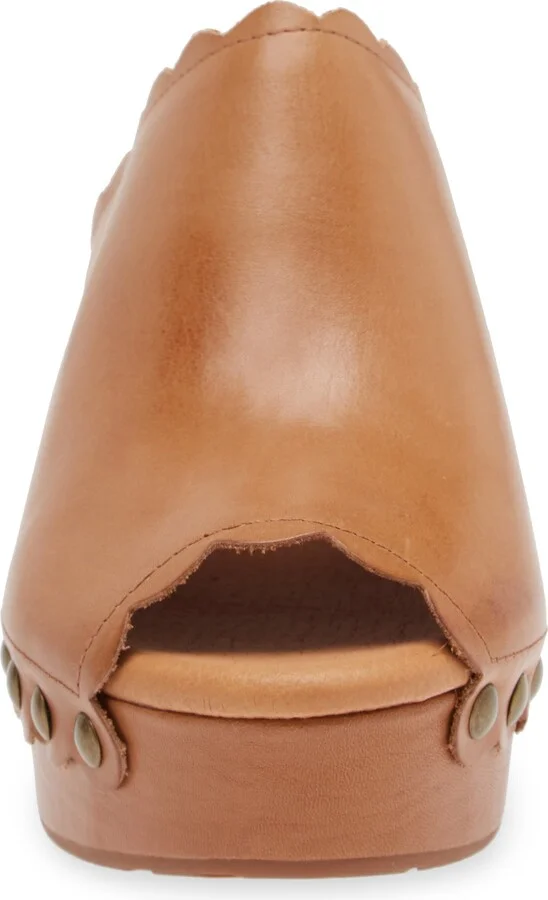 Gold Platform Slide Sandal - Image 4