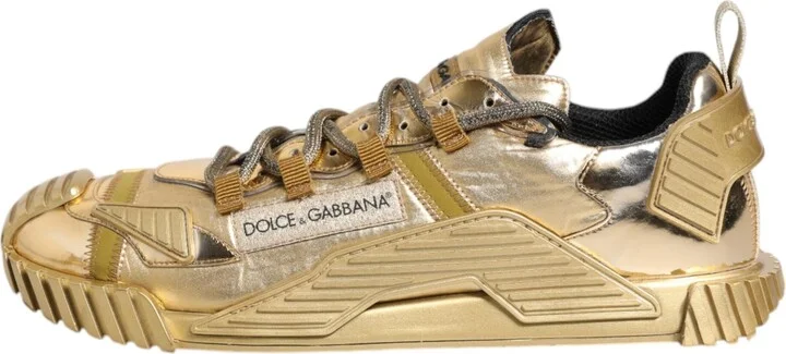 Gold Stretch Lace Up NS1 Sneakers Men's Shoes (Pre-Owned) - Image 6
