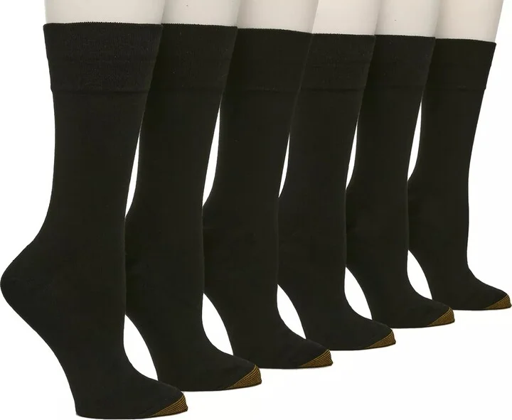 Gold Toe Cambridge Crew Socks 6 Pack