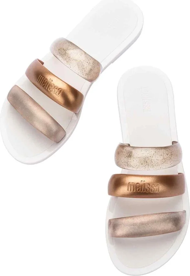 Gold / White Eclipse Slide - Bronze Gold White - Image 3