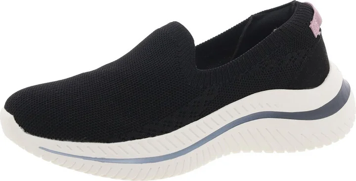 GOLDA2 Womens Laceless Knit Slip-On Sneakers
