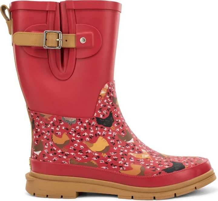 Golden Gals Mid Rain Boot