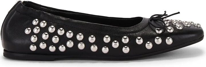 Golden Goose Amy Flat in Black