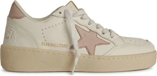 Golden Goose 'Ball Star 2' White Leather Sneakers