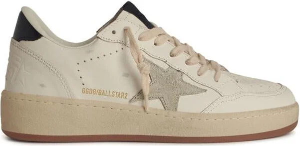 Golden Goose 'Ball Star 2' White Leather Sneakers