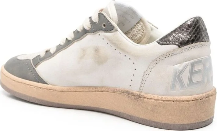 Golden Goose 'Ball Star' Beige Leather Sneakers - Image 3
