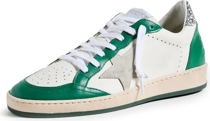 Golden Goose Ball Star Glitter Heel Sneakers