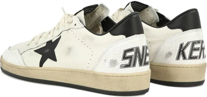 Golden Goose Ball Star Leather Sneakers - Image 4