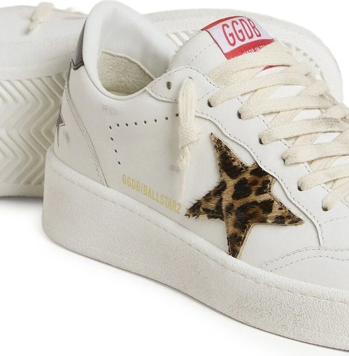 Golden Goose Ball Star Leather Sneakers - Image 2