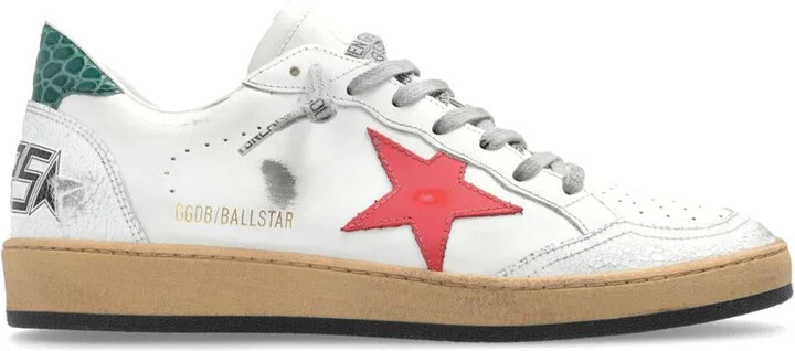 Golden Goose Ball Star Leather Sneakers