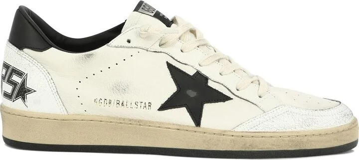 Golden Goose Ball Star Leather Sneakers