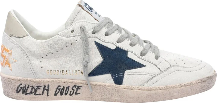 Golden Goose Ball Star Leather Sneakers
