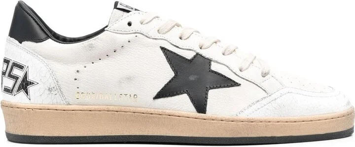 Golden Goose Ball Star Leather Sneakers