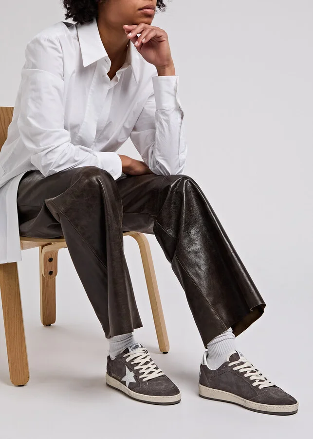 Golden Goose Ball Star Suede Sneakers - Image 5