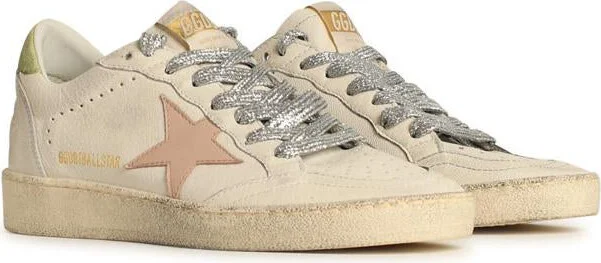 Golden Goose 'Ball Star' White Leather Sneakers - Image 2