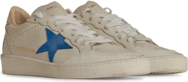 Golden Goose 'Ball Star' White Leather Sneakers - Image 2