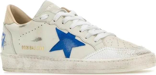Golden Goose 'Ball Star' White Leather Sneakers - Image 5