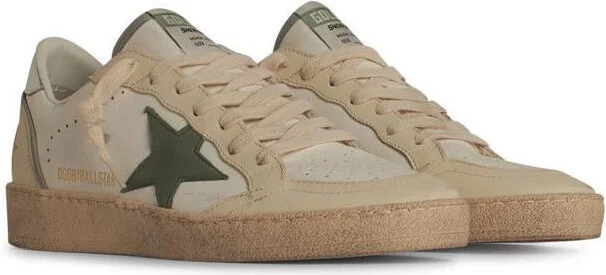 Golden Goose 'Ball Star' White Leather Sneakers - Image 2