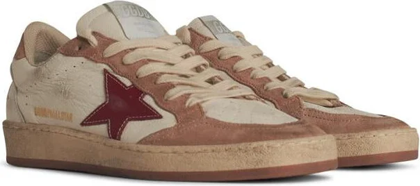 Golden Goose 'Ball Star' White Leather Sneakers - Image 2
