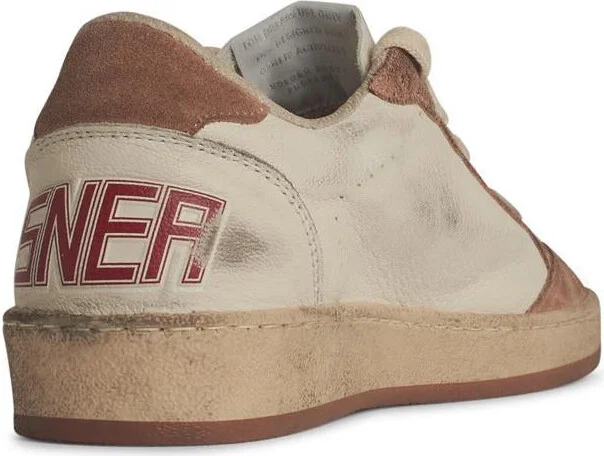 Golden Goose 'Ball Star' White Leather Sneakers - Image 3