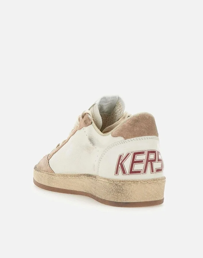 Golden Goose 'Ball Star' White Leather Sneakers - Image 5