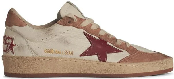 Golden Goose 'Ball Star' White Leather Sneakers