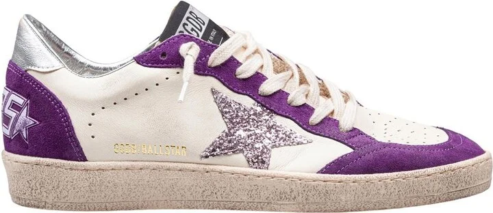 Golden Goose 'Ball Star' White Leather Sneakers